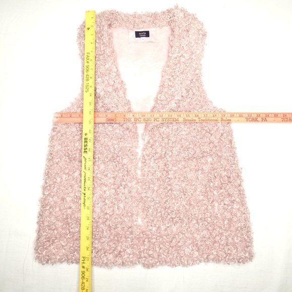 Norla Canada Vest Women's Medium Curly Poodle Sherpa Polyester Fleece - Picture 8 of 10